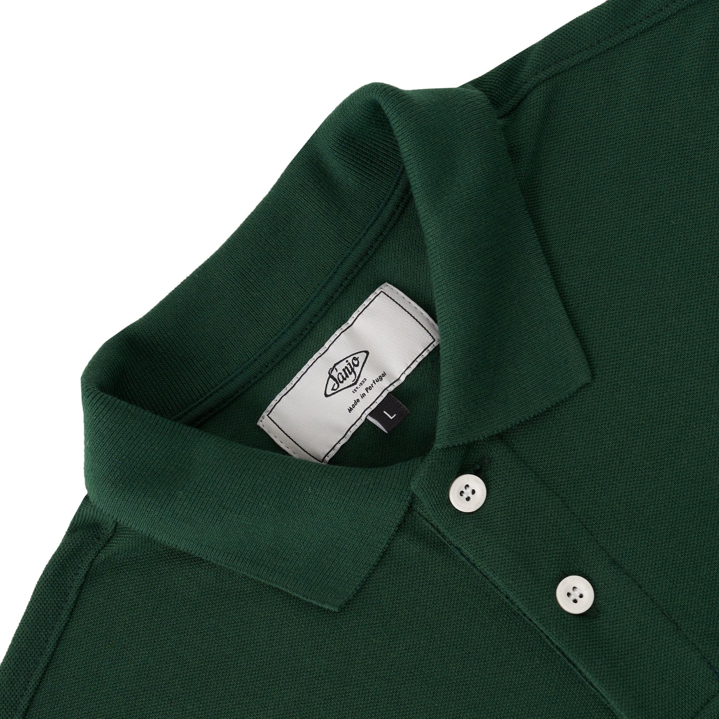 Polo Sanjo Piqué Patch // Botella