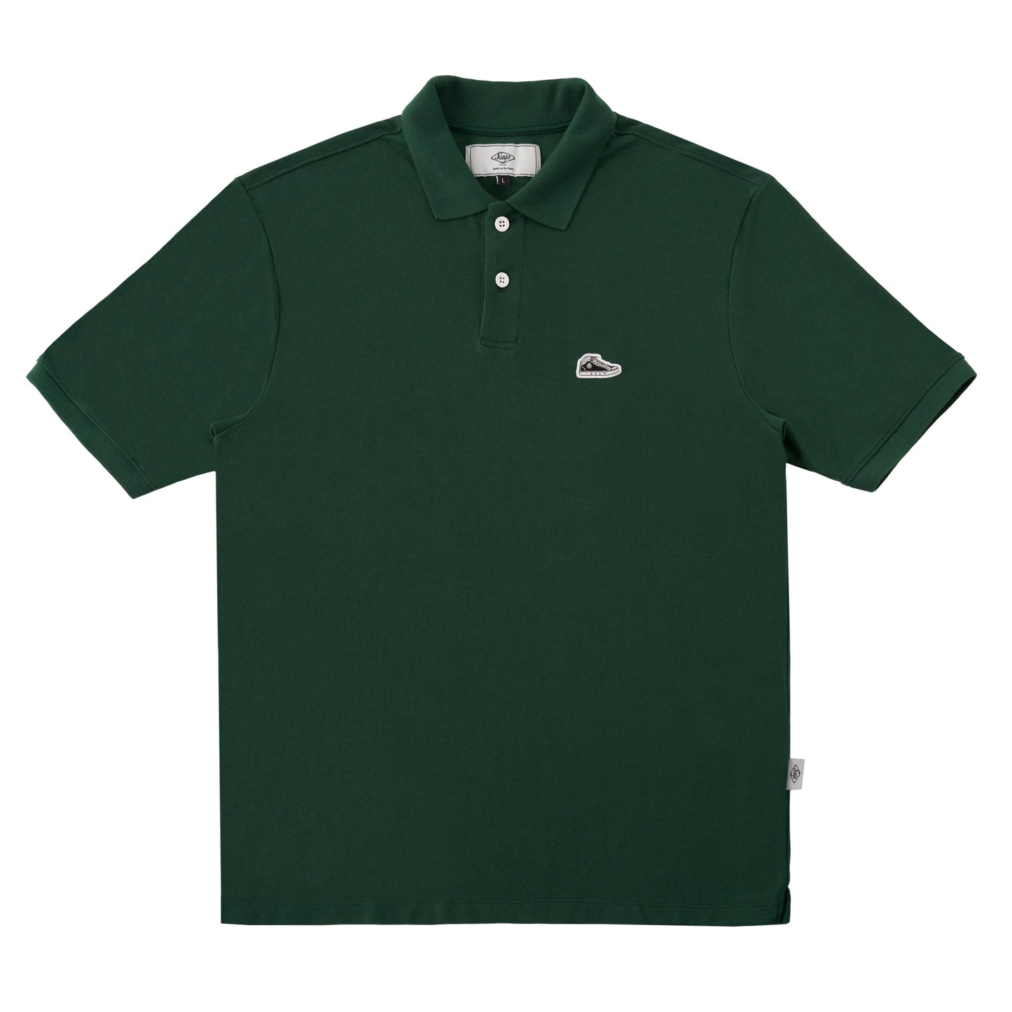 Polo Sanjo Piqué Patch // Botella