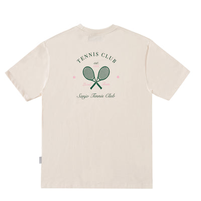 Sanjo Tennis Club T-shirt // Ecru