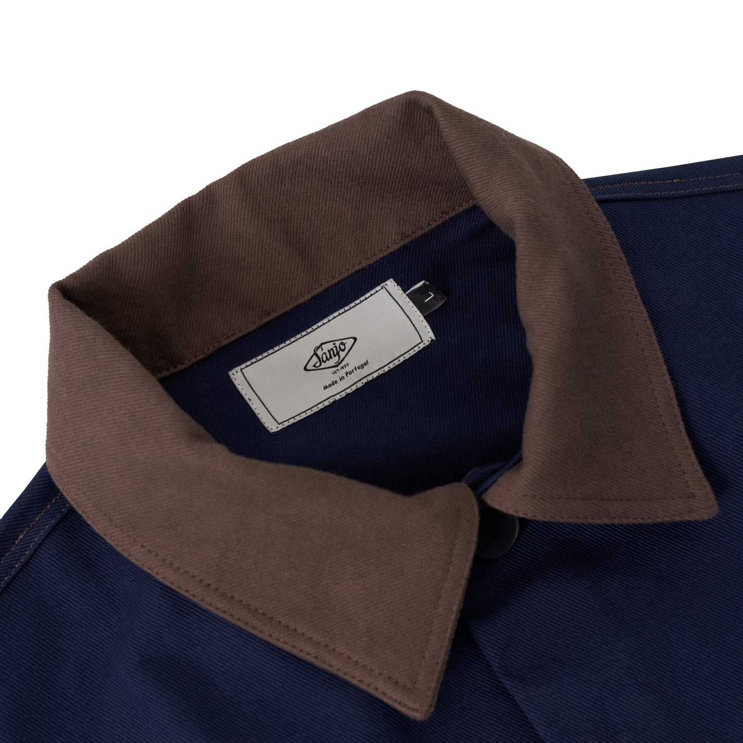 Sanjo Workwear Washed Jacket // Azul e Castanho