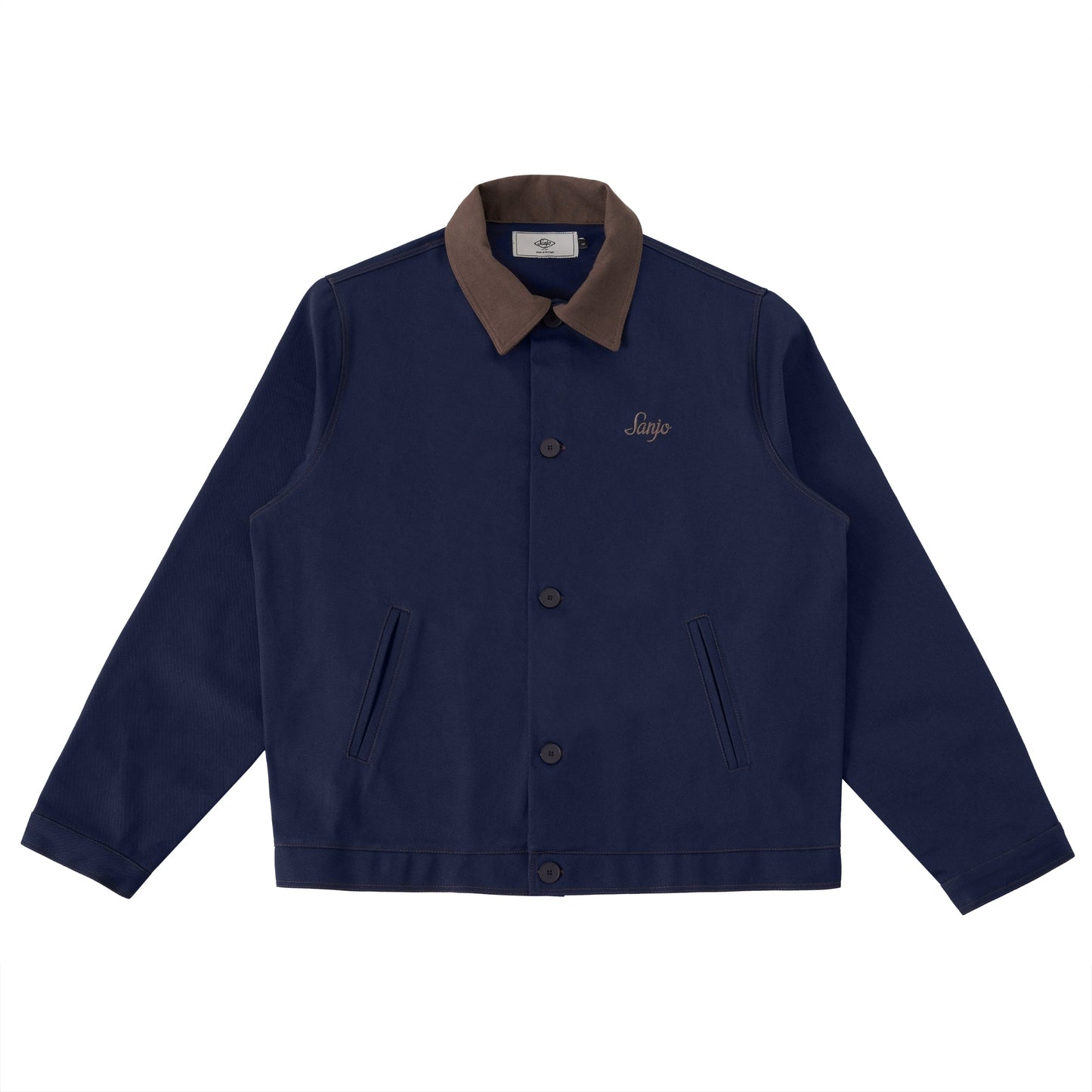 Sanjo Workwear Washed Jacket // Azul e Castanho