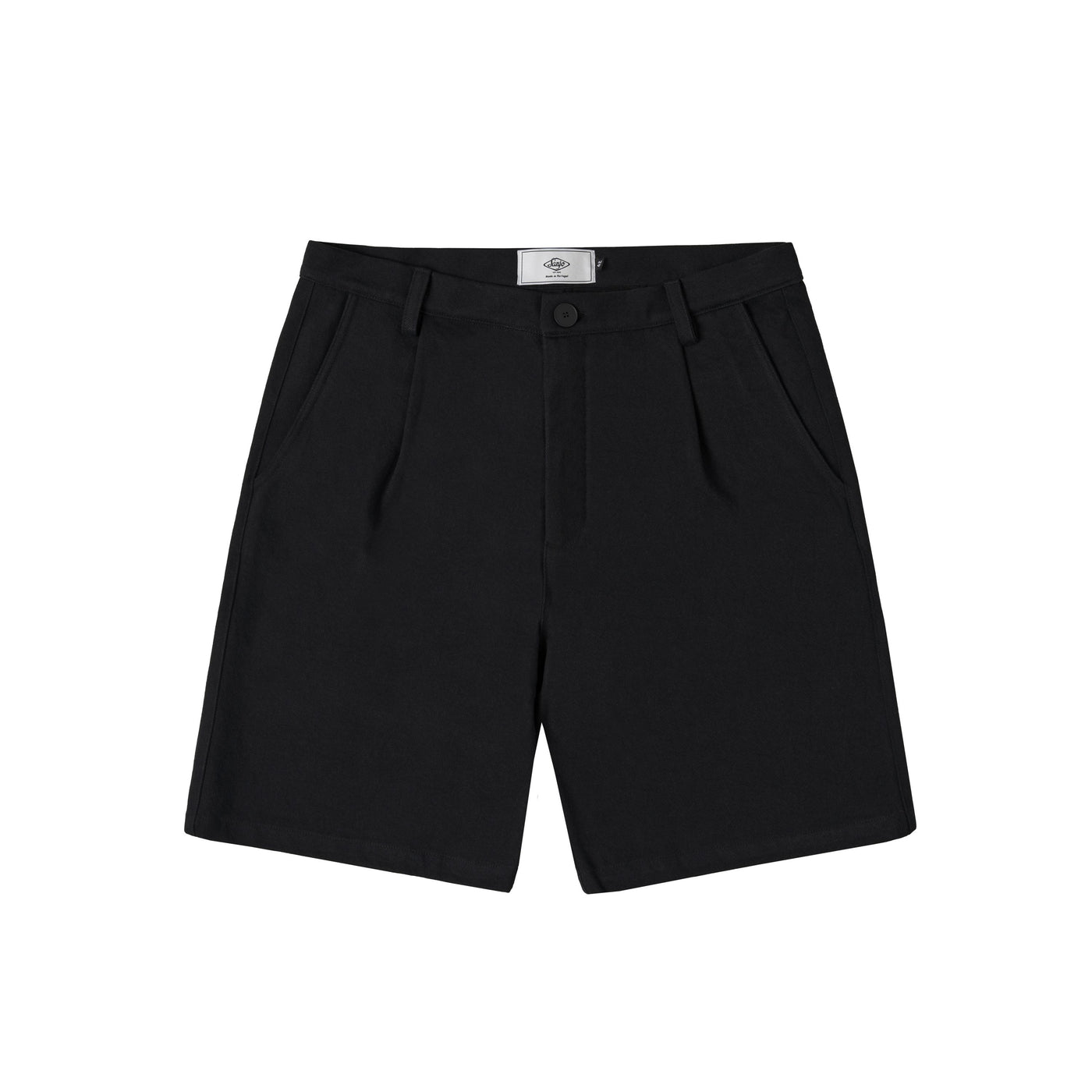 Sanjo Canvas Boxy Shorts // Black