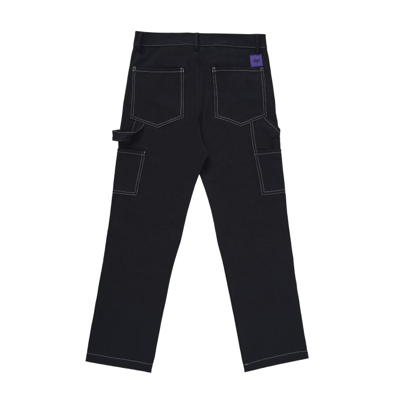 Sanjo Contrast Work Trousers // Black