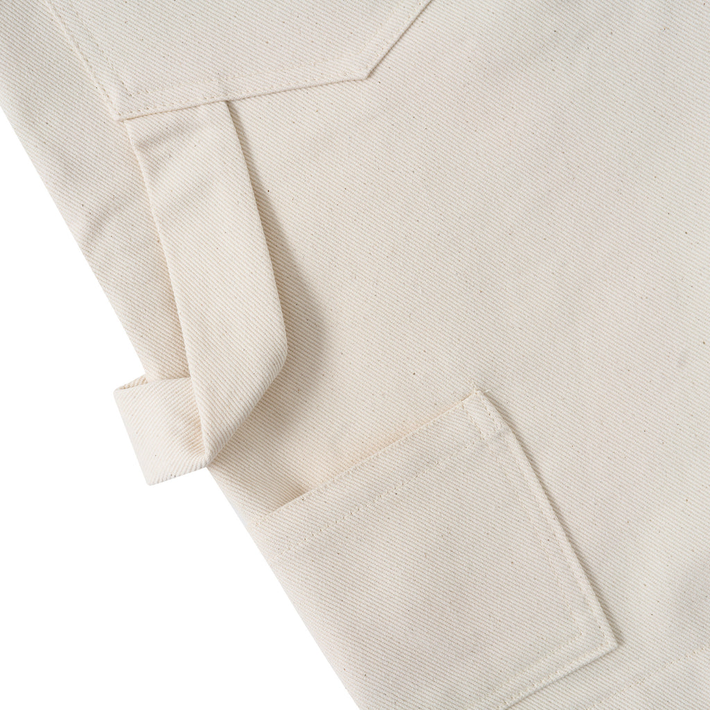 Pantalones cortos con detalles de ropa de trabajo Sanjo // Crudo