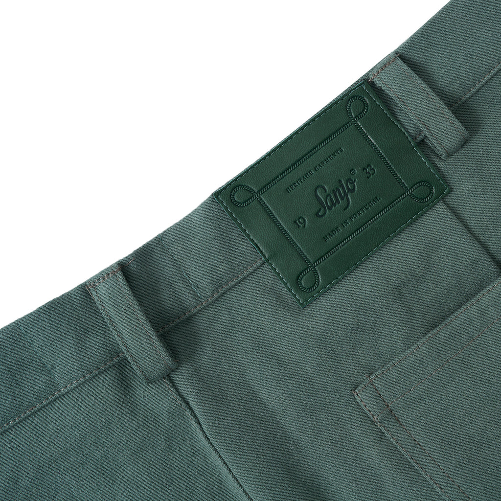 Sanjo Workwear Detail Shorts // Green
