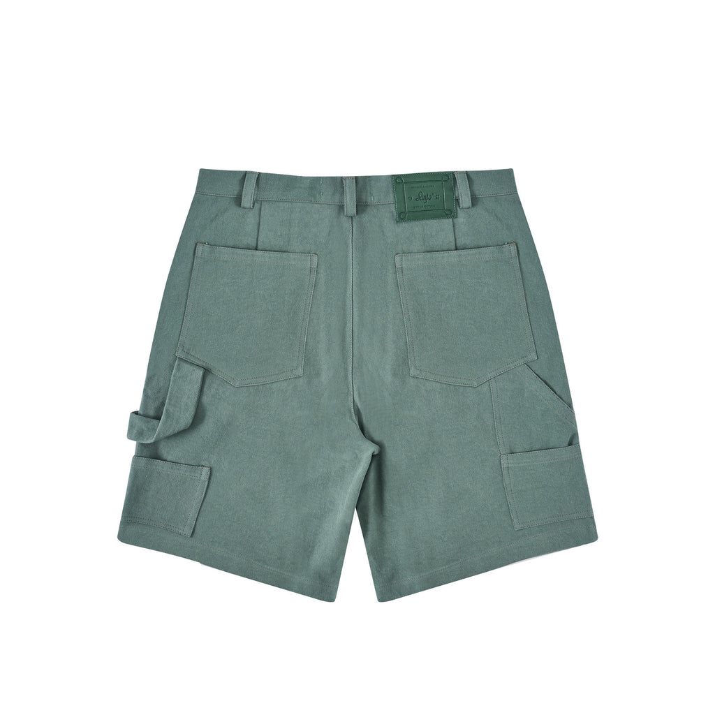Sanjo Workwear Detail Shorts // Green