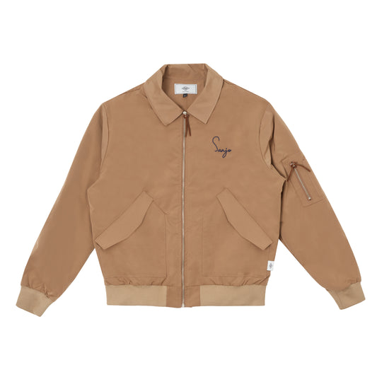 Sanjo Bomber Jacket // Brown