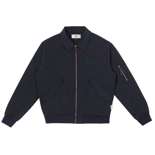 Sanjo Bomber Jacket // Navy
