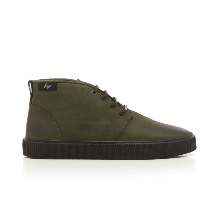 Sanjo Desert Leather // Olive