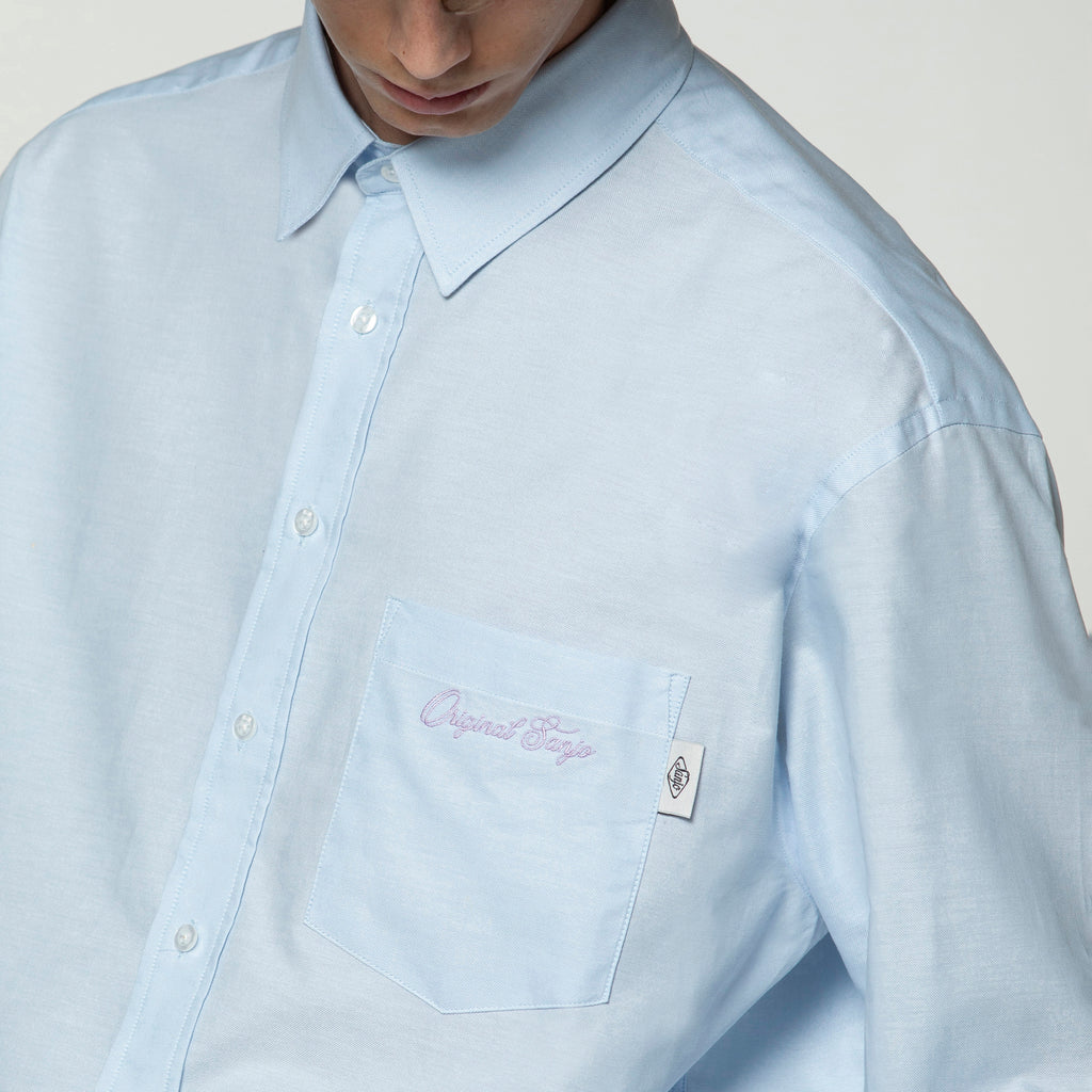 Camisa holgada Sanjo // Mezclilla clara