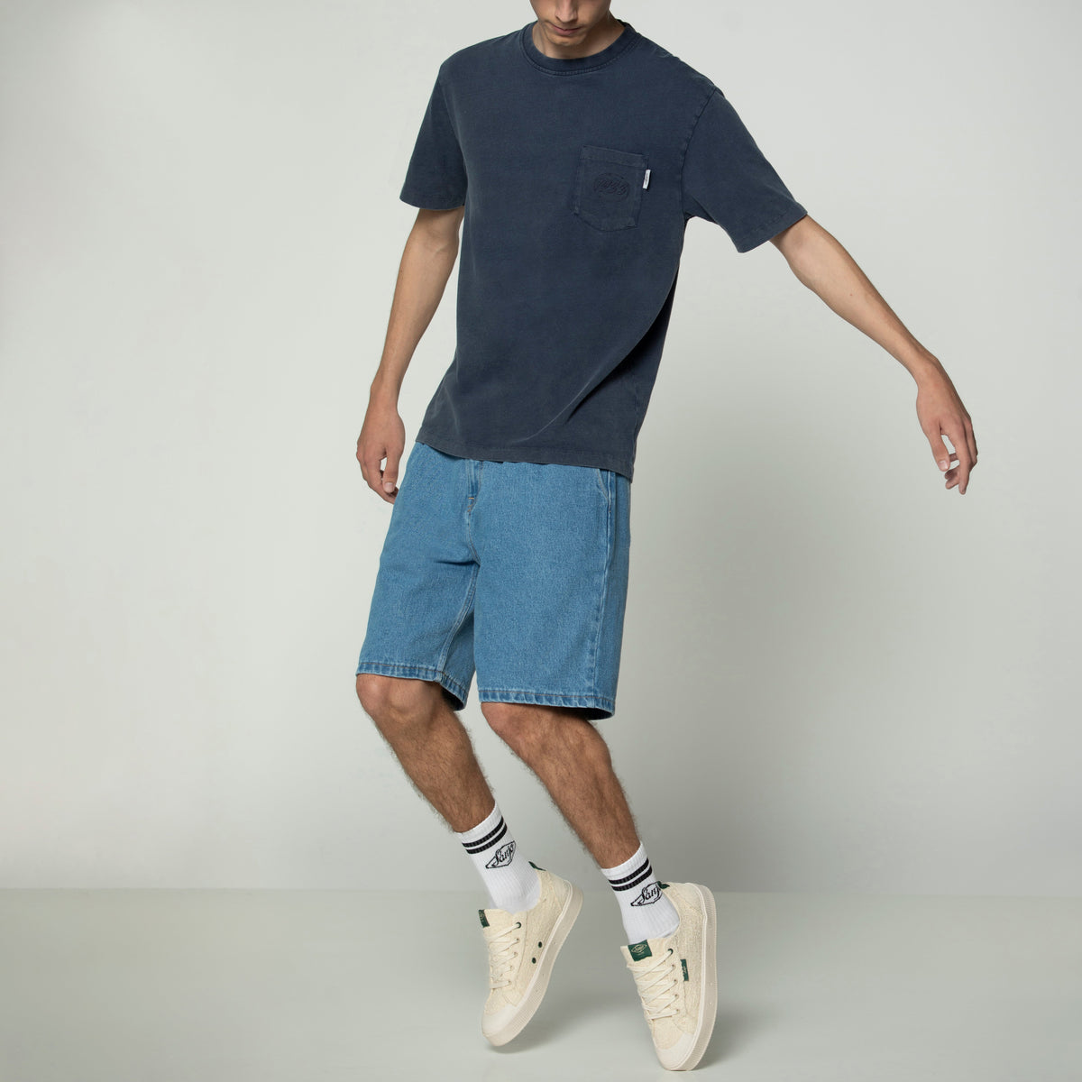 Sanjo 1933 Match Pocket T-Shirt // Navy