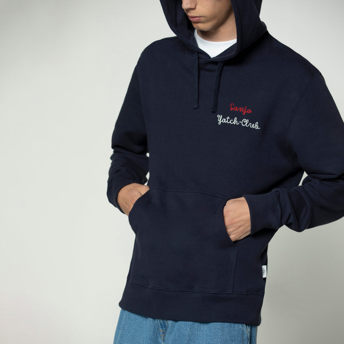 Sanjo Yacht-Club Hoodie // Navy