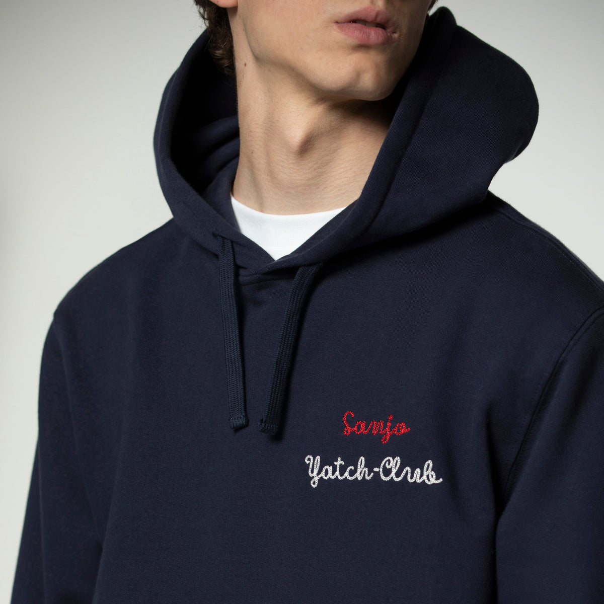 Sanjo Yacht-Club Hoodie // Navy