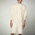 Sanjo Faded Still Sweatshirt // Ecru