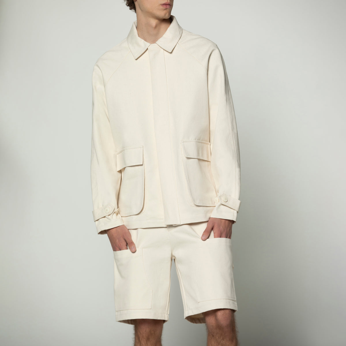 Chaqueta de bolsillo Sanjo // Crudo