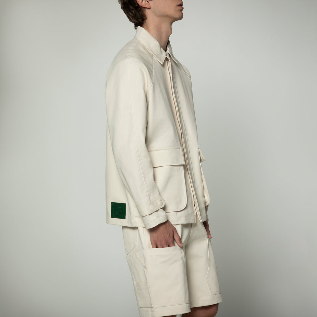 Sanjo Pocket Jacket // Ecru