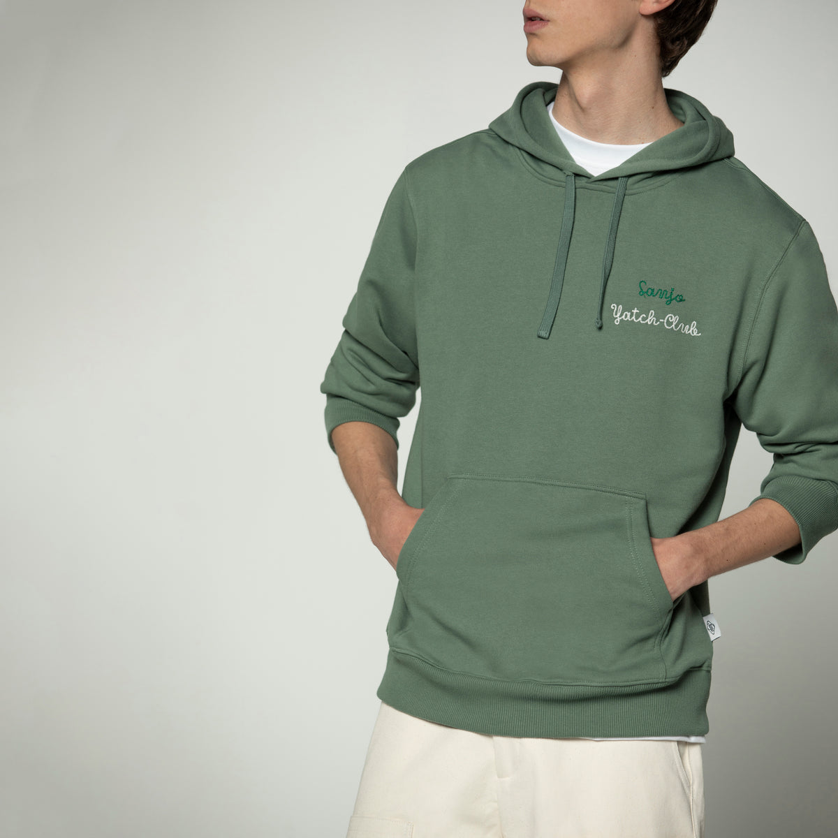 Sanjo Yacht-Club Hoodie // Grün