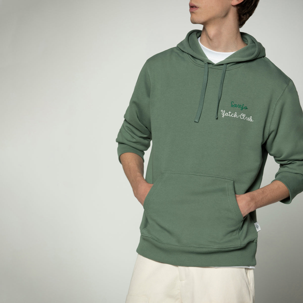 Sanjo Yacht-Club Hoodie // Grün