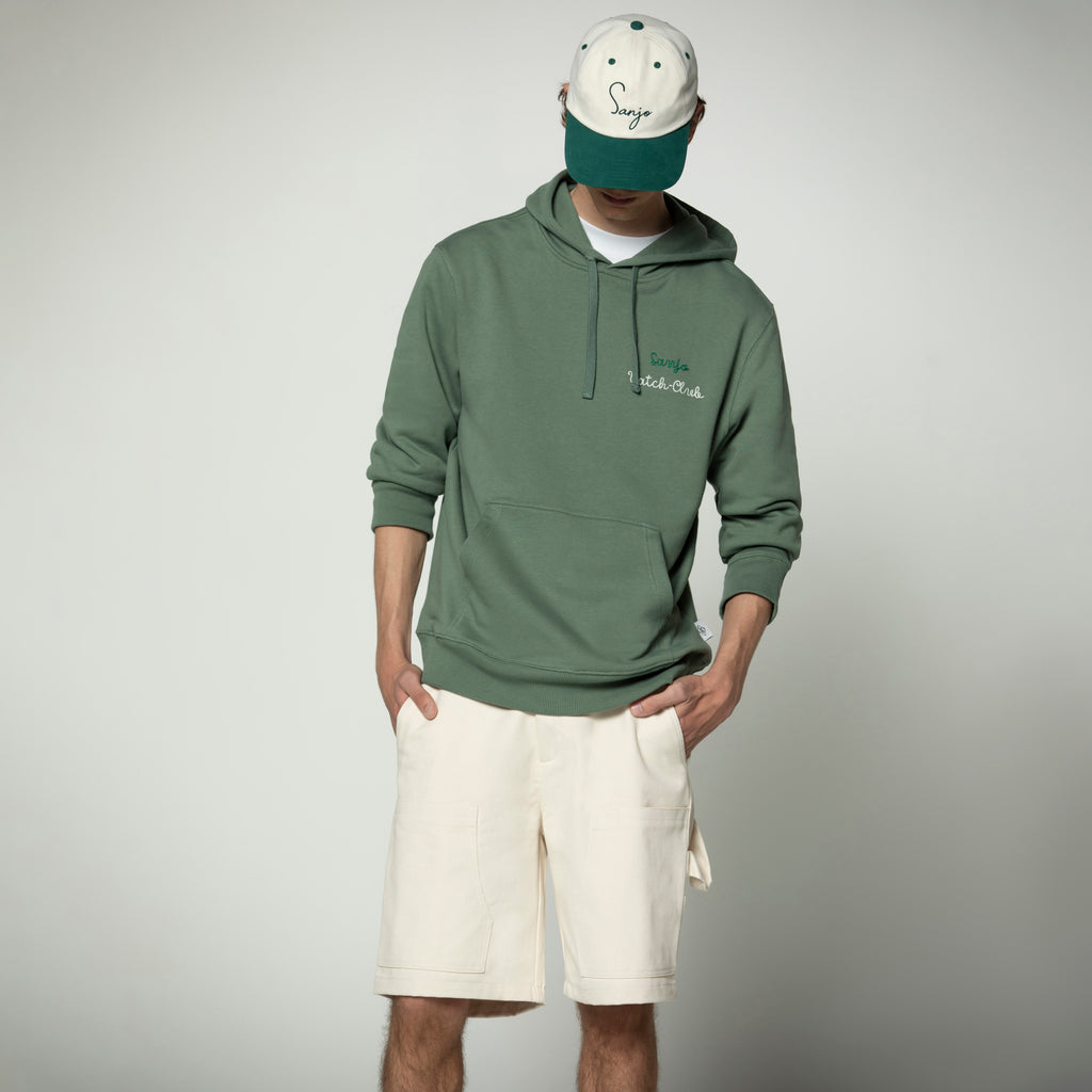 Sanjo Yatch-Club Hoodie // Green