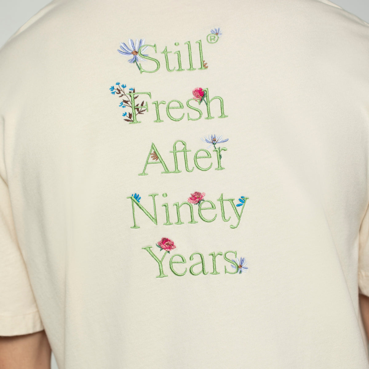 Sanjo Faded Still Fresh T-Shirt // Ecru