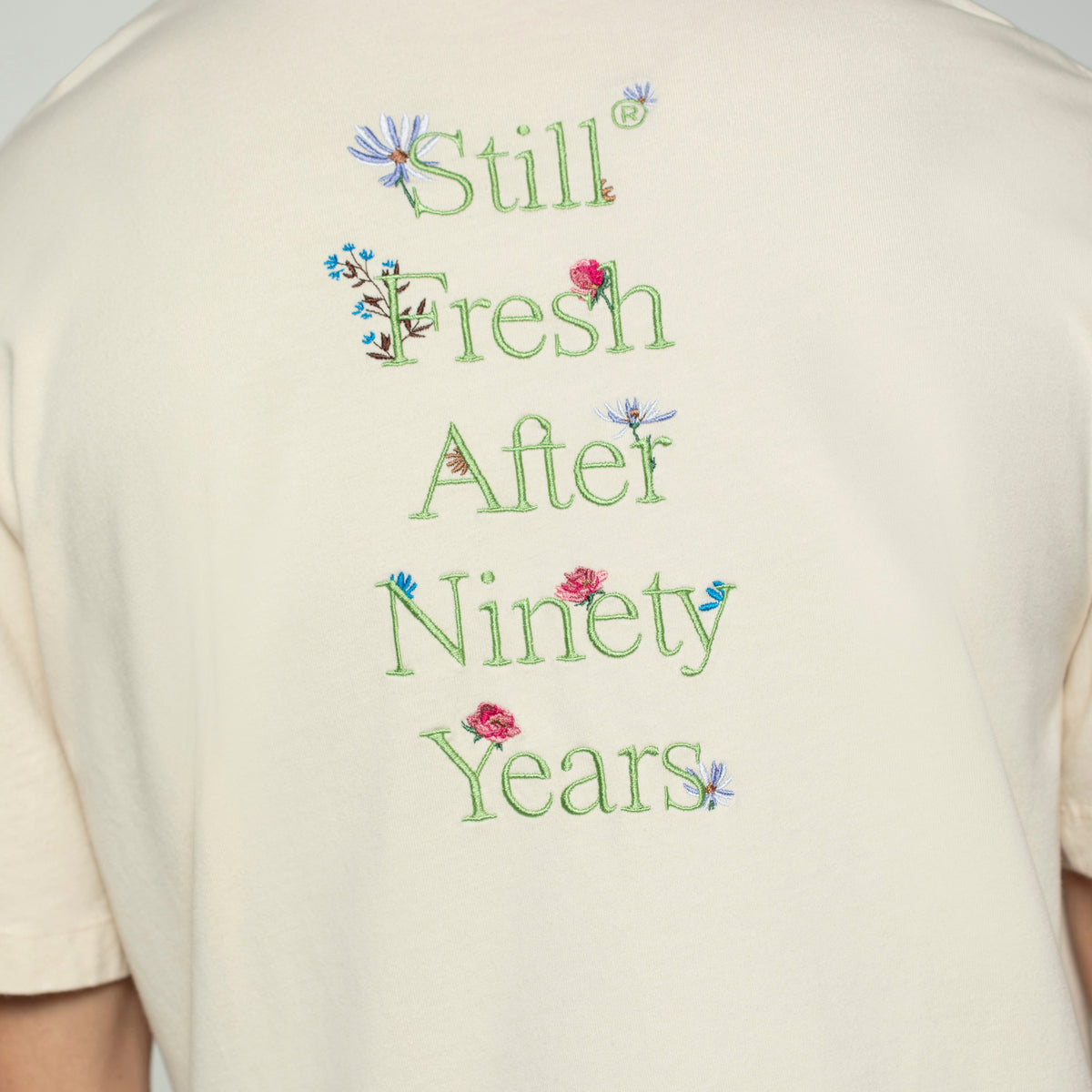 Sanjo Faded Still Fresh T-shirt // Ecru