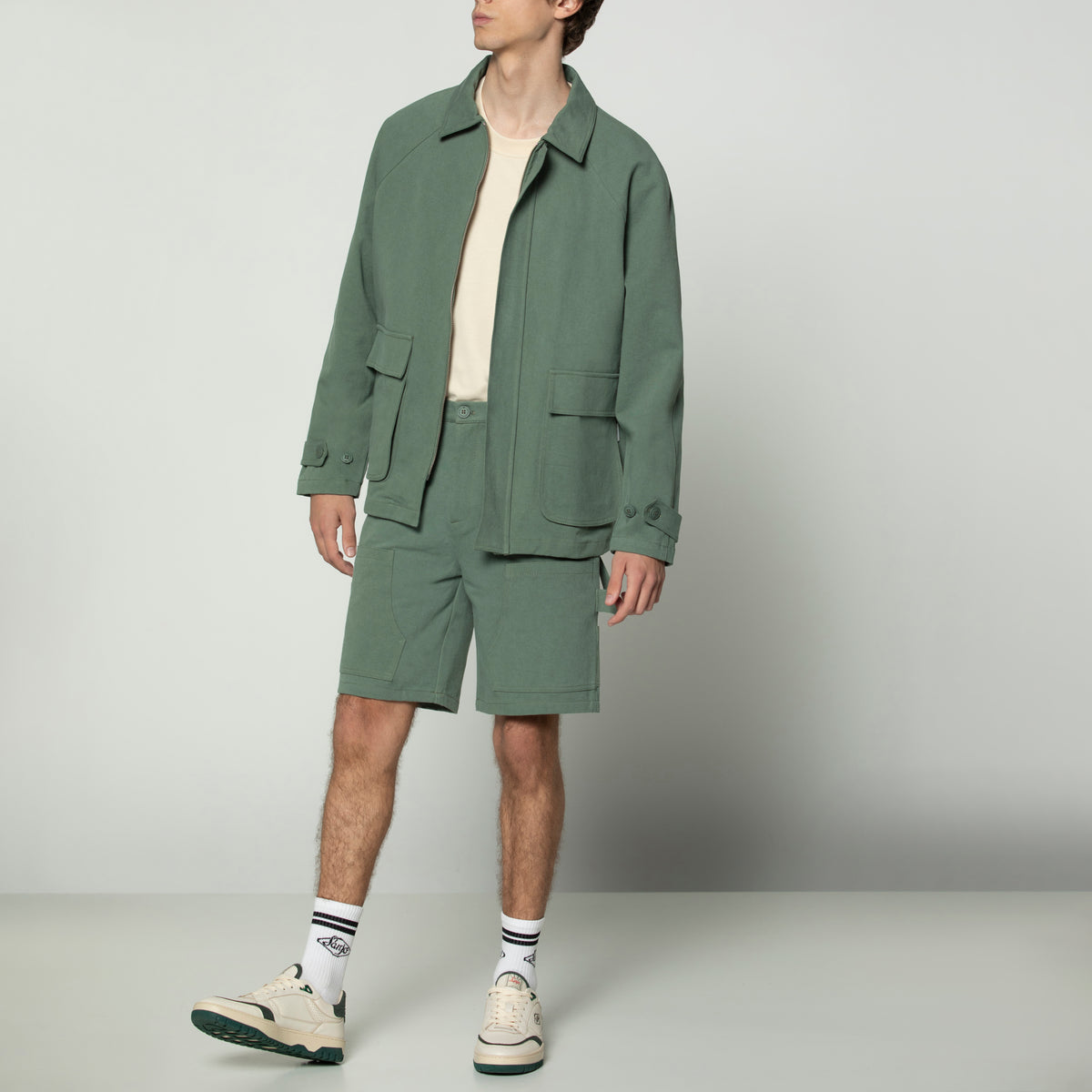 Chaqueta de bolsillo Sanjo // Verde