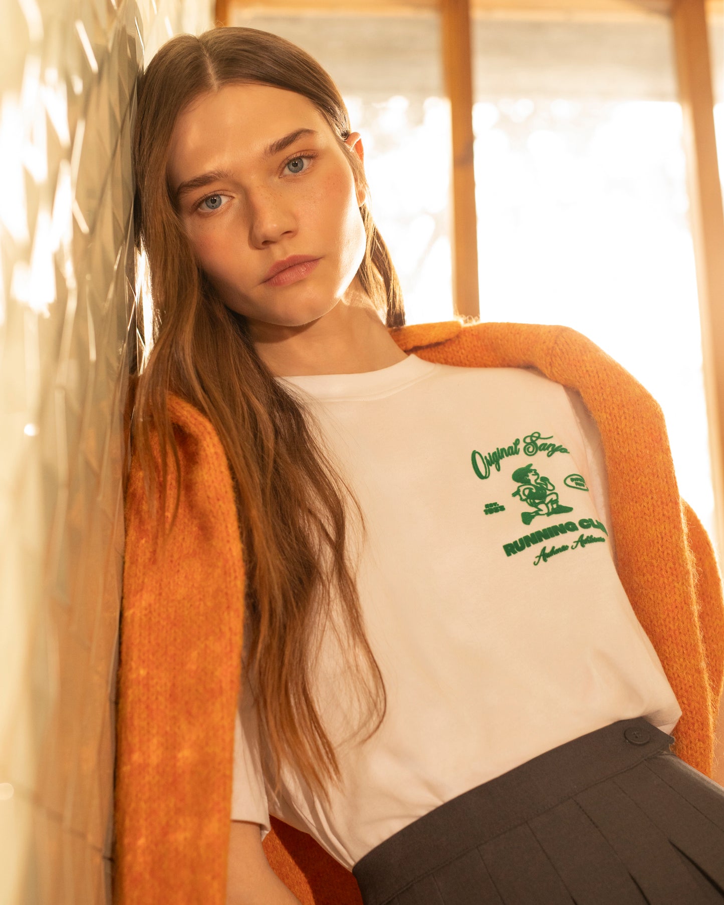 Sanjo Running Club T-shirt // Weiß