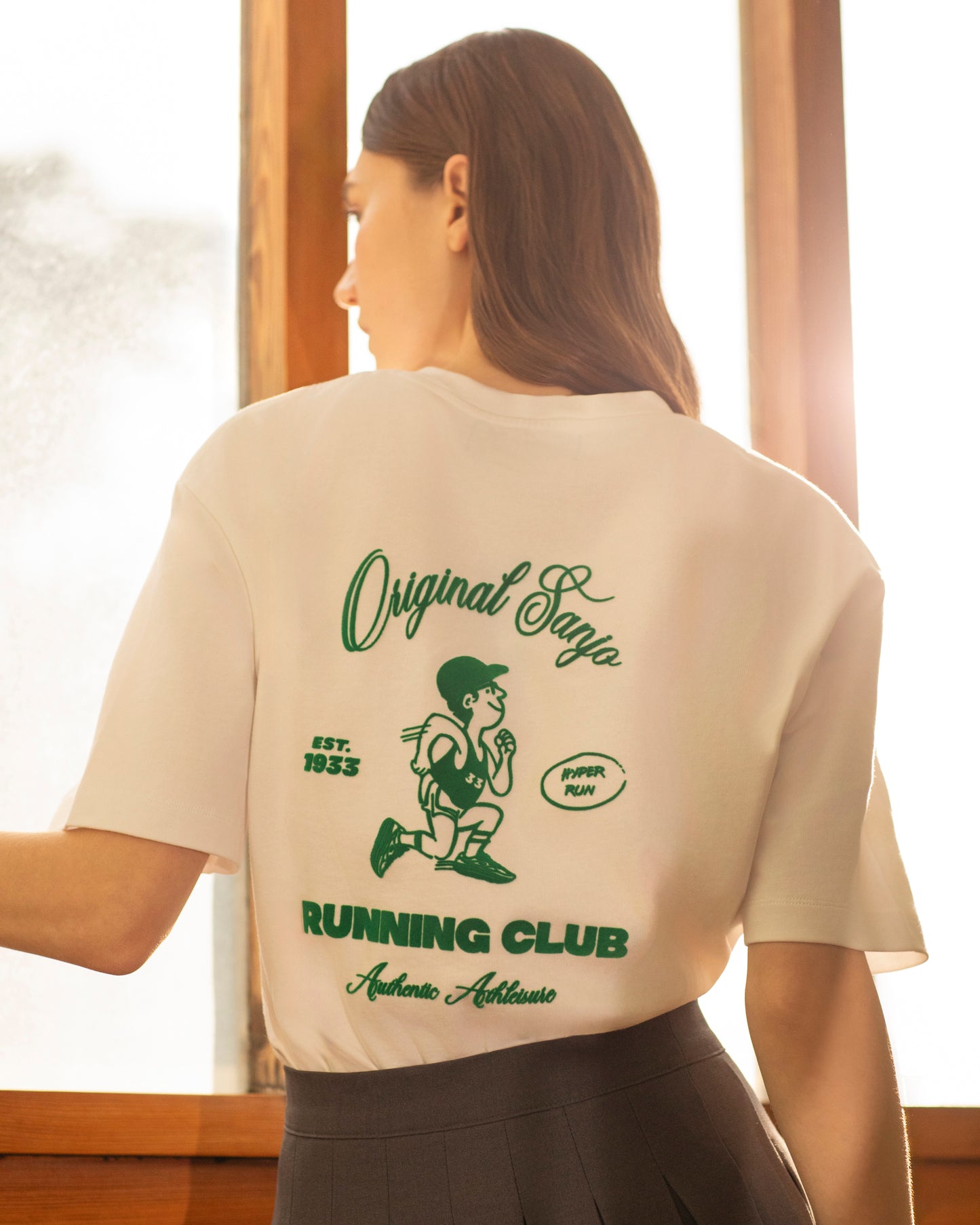 Sanjo Running Club T-shirt // Weiß