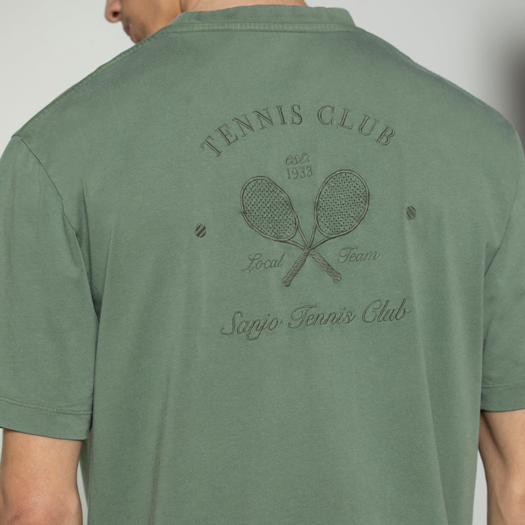 Camiseta del Club de Tenis Sanjo Faded // Botella
