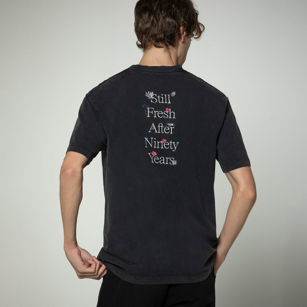 Sanjo Faded Still Fresh T-Shirt // Schwarz