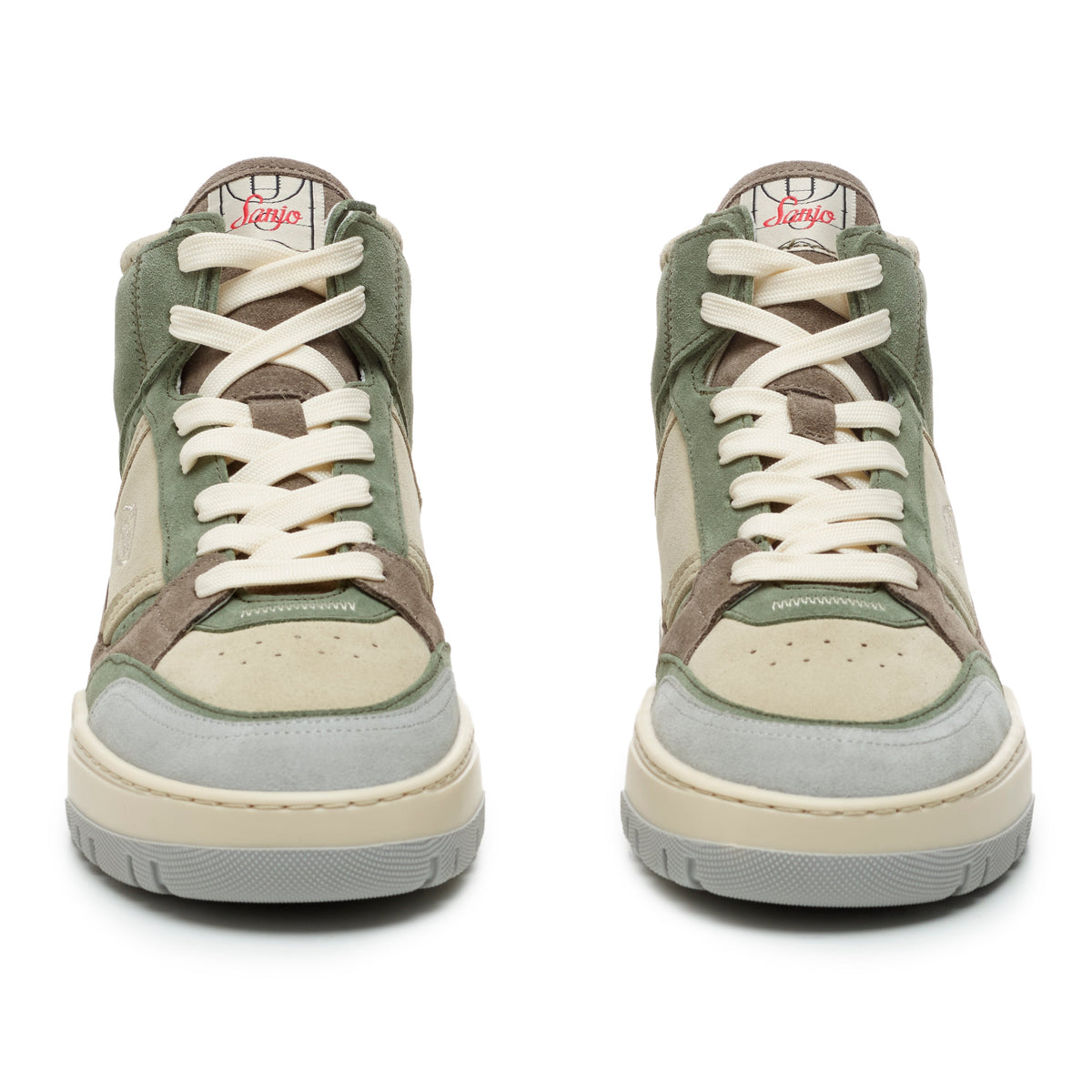 Sanjo BSK 33 High Suede // Pérola Multicolor