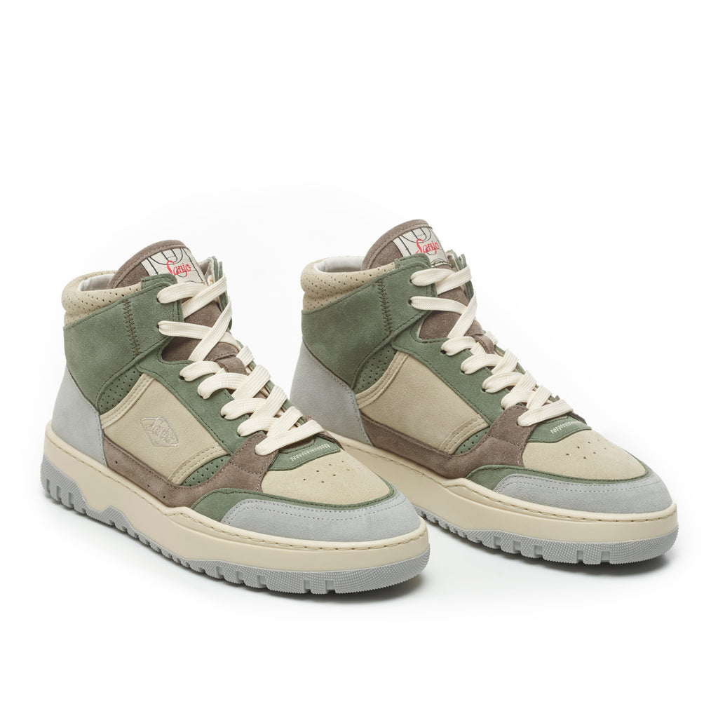 Sanjo BSK 33 High Suede // Pérola Multicolor