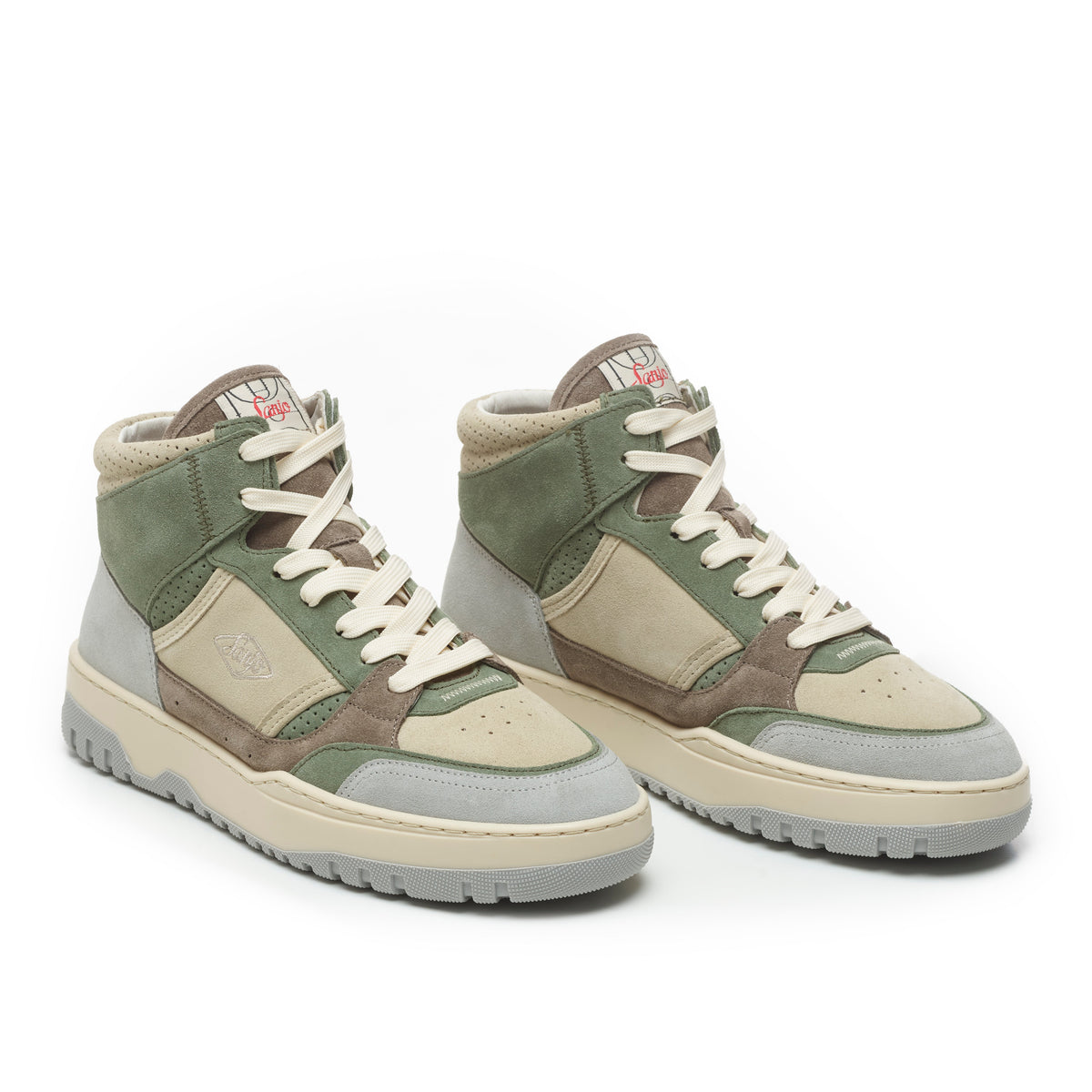 Sanjo BSK 33 High Suede // Pérola Multicolor