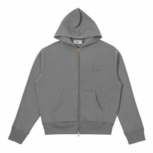 Sanjo Classic Full-zip Hoodie // Antracite