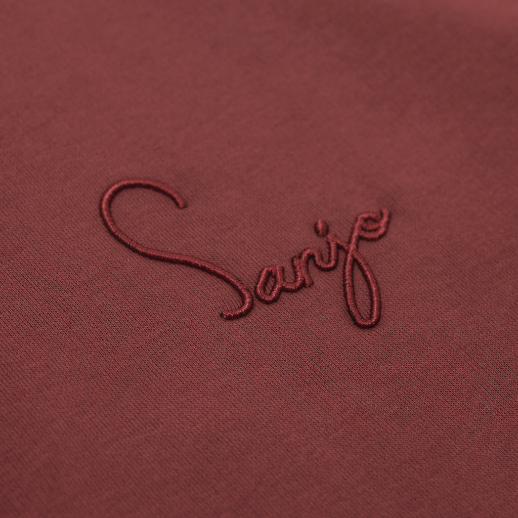 Sanjo Classic Full-zip Hoodie // Bordeaux