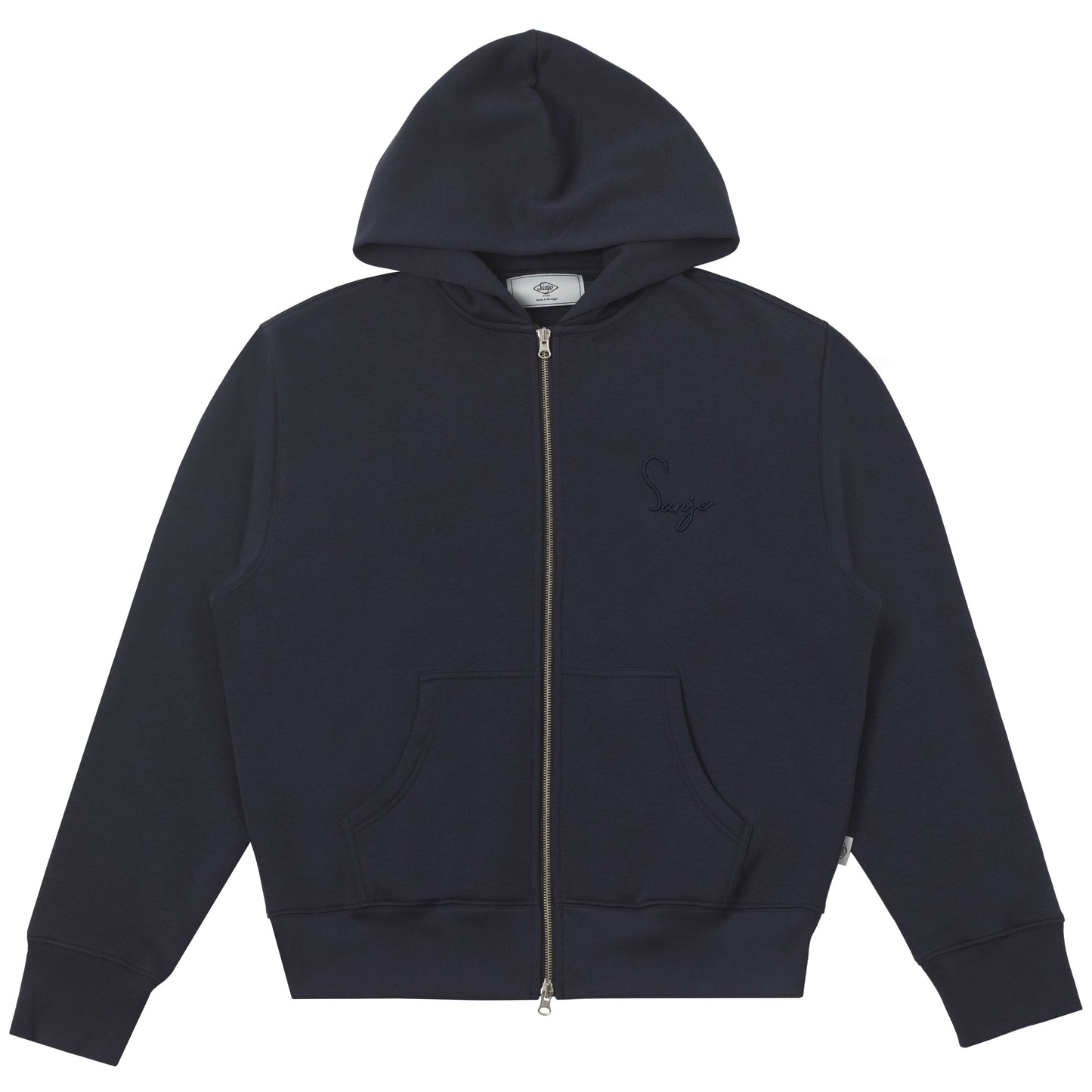Sanjo Classic Full-zip Hoodie // Navy