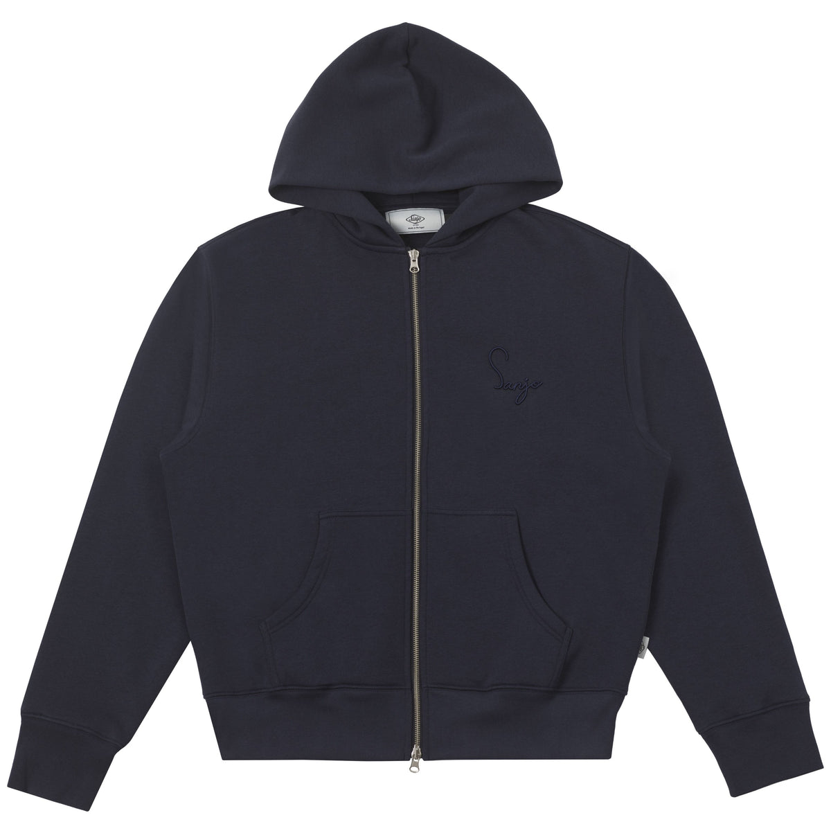 Sanjo Classic Full-zip Hoodie // Navy