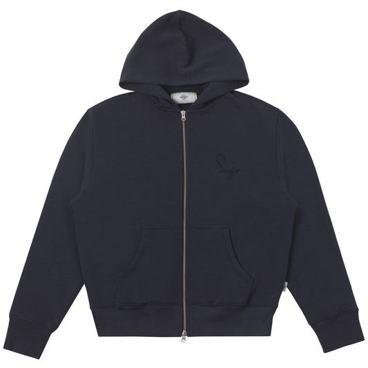 Sanjo Classic Full-zip Hoodie // Navy