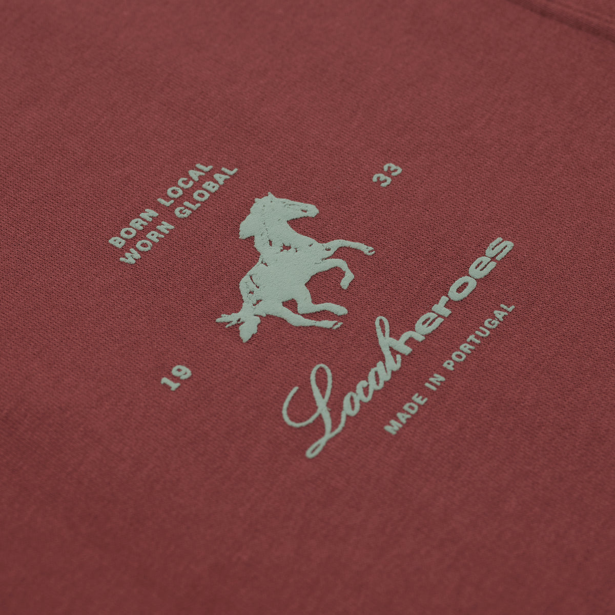 Sanjo Local Heroes Hoodie // Burgundy