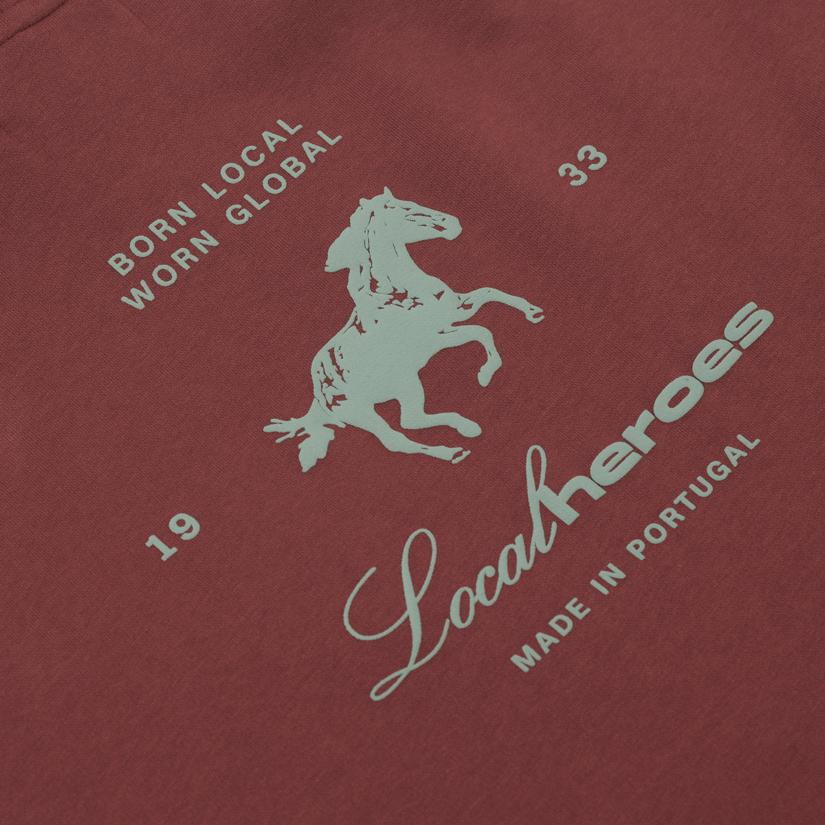 Sanjo Local Heroes Hoodie // Burgundy