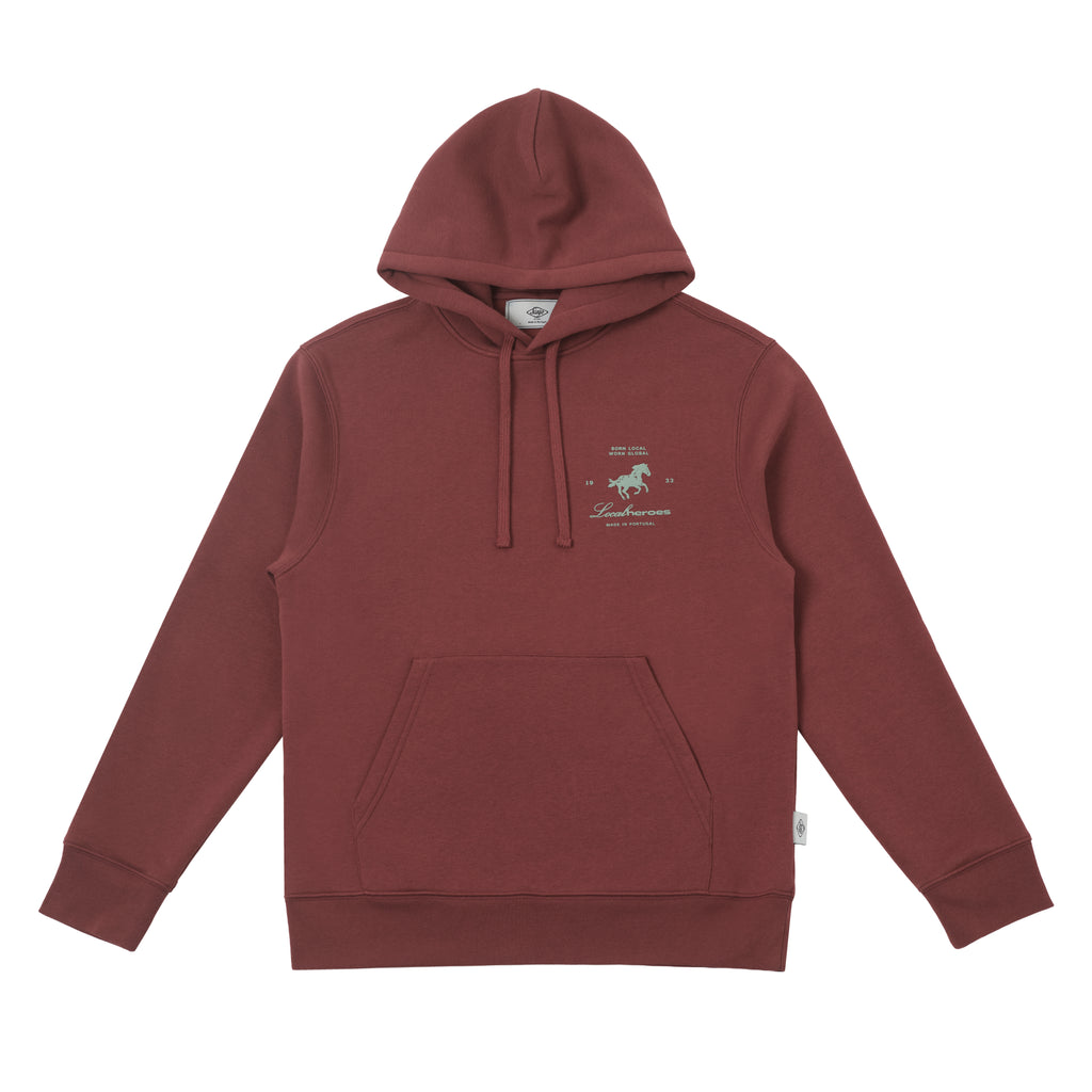 Sanjo Local Heroes Hoodie // Bordeaux
