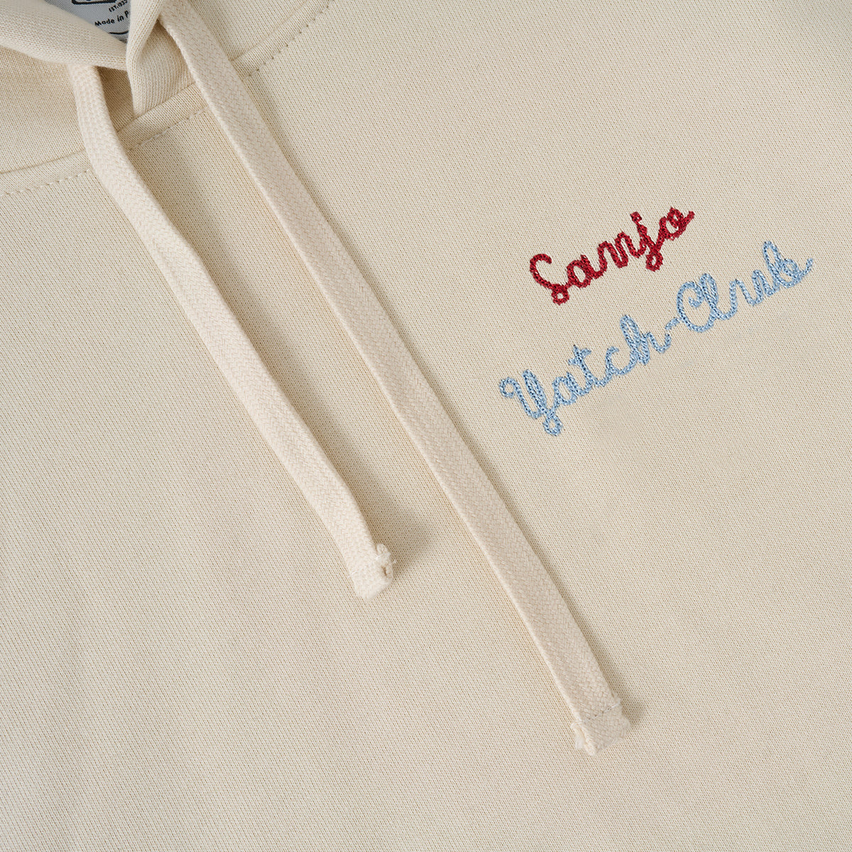 Sanjo Yacht-Club Hoodie // Ecru