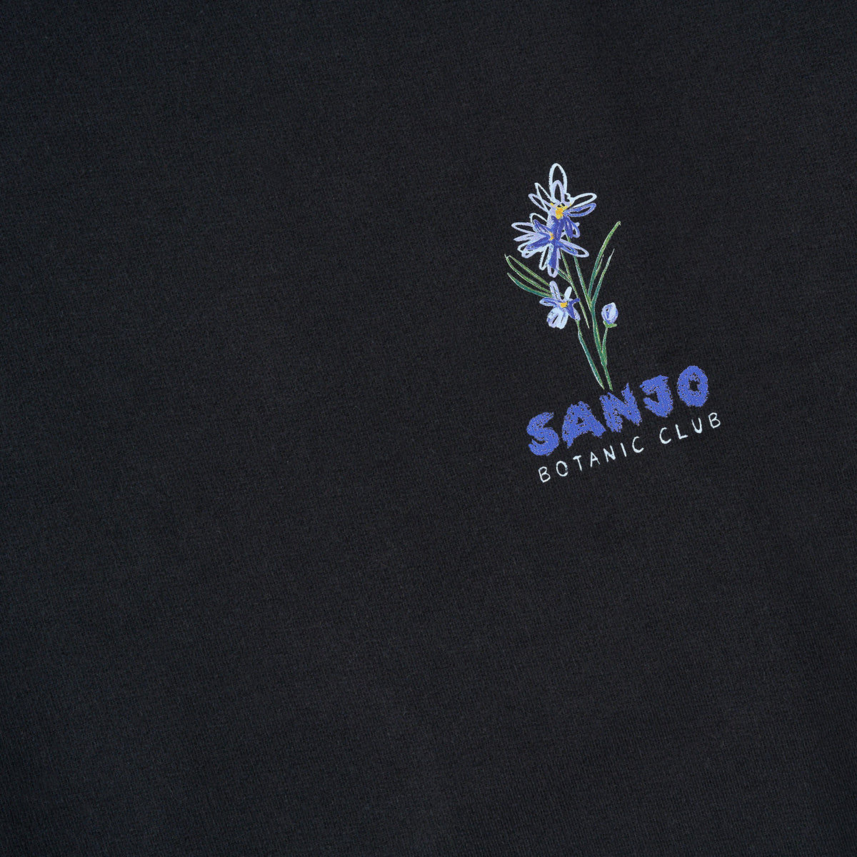 Sanjo Flora Water Sweat // Black