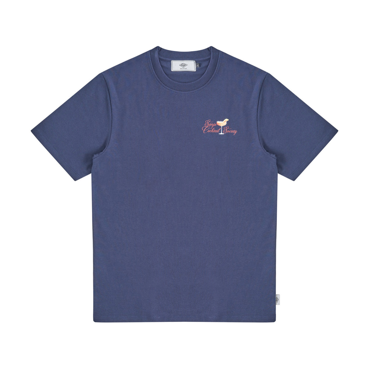 Camiseta de la Sociedad de Cócteles Sanjo // Azul marino