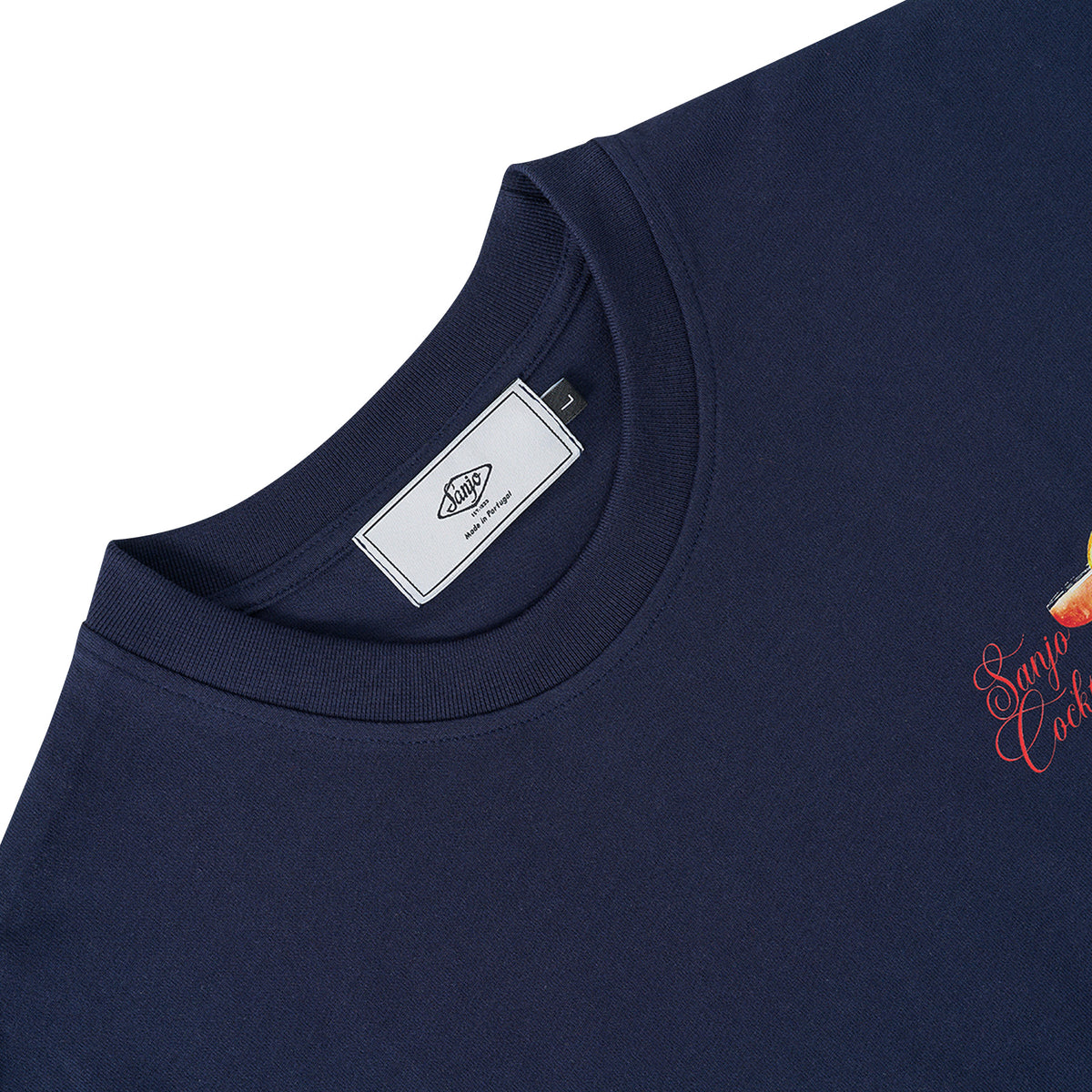 Camiseta de la Sociedad de Cócteles Sanjo // Azul marino