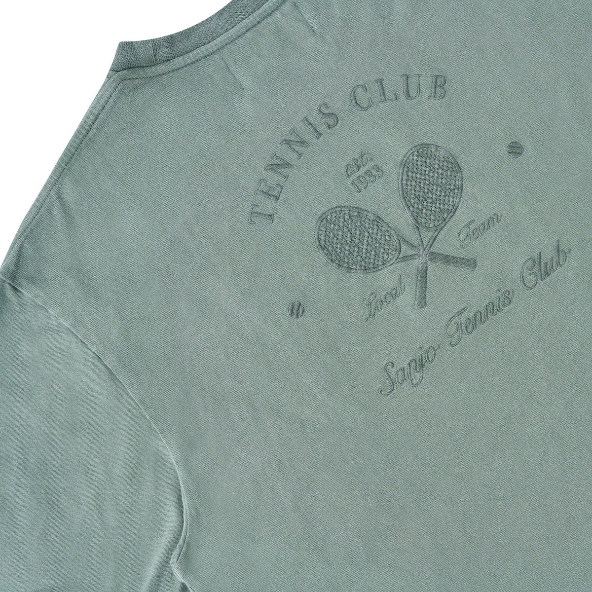 Camiseta del Club de Tenis Sanjo Faded // Botella