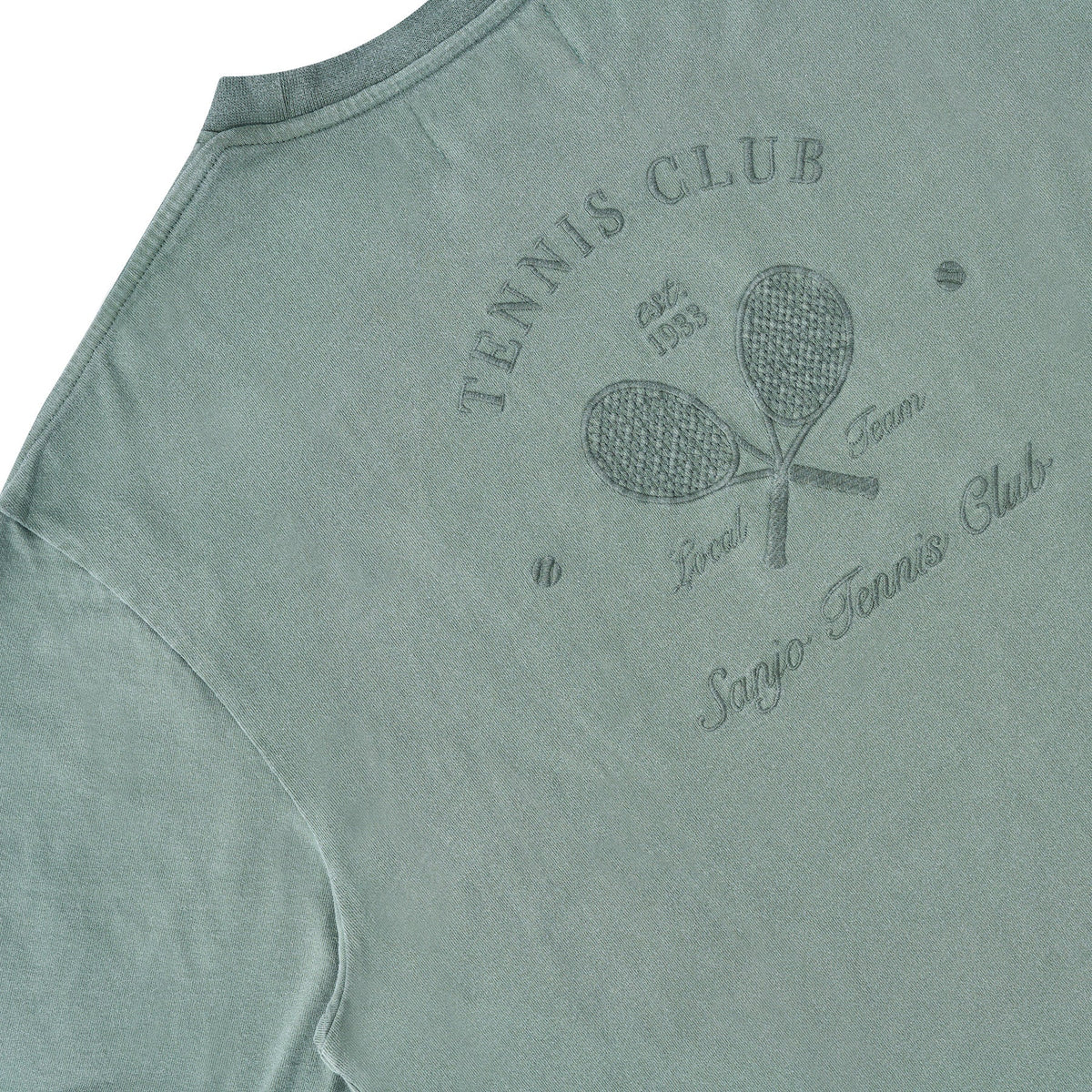 Camiseta del Club de Tenis Sanjo Faded // Botella