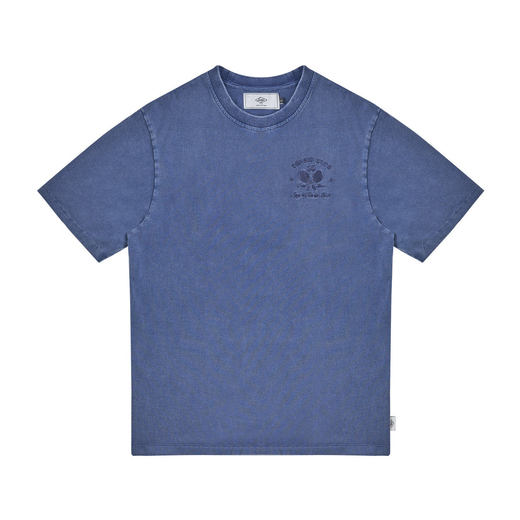 Sanjo Faded Tennis Club T-Shirt // Navy