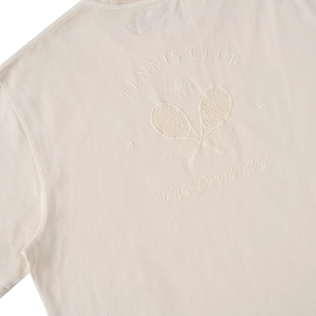 Camiseta Sanjo Faded Tennis Club // Crudo