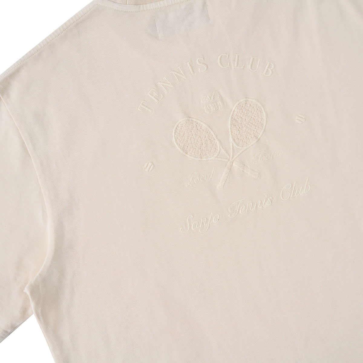 Camiseta Sanjo Faded Tennis Club // Crudo